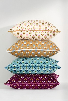 Dottie Velvet Patterned Pillow | Anthropologie (US)