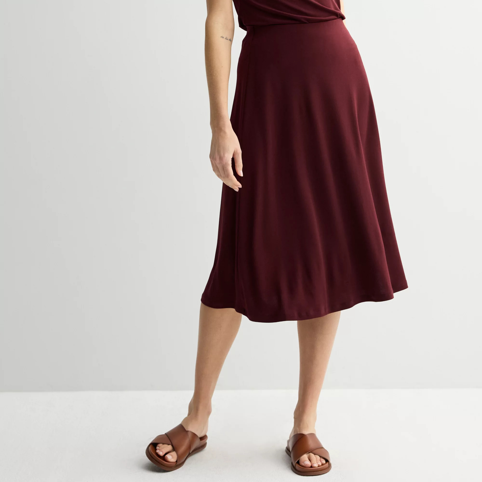 Women's Nine West Knit Midi Skirt | Kohl's