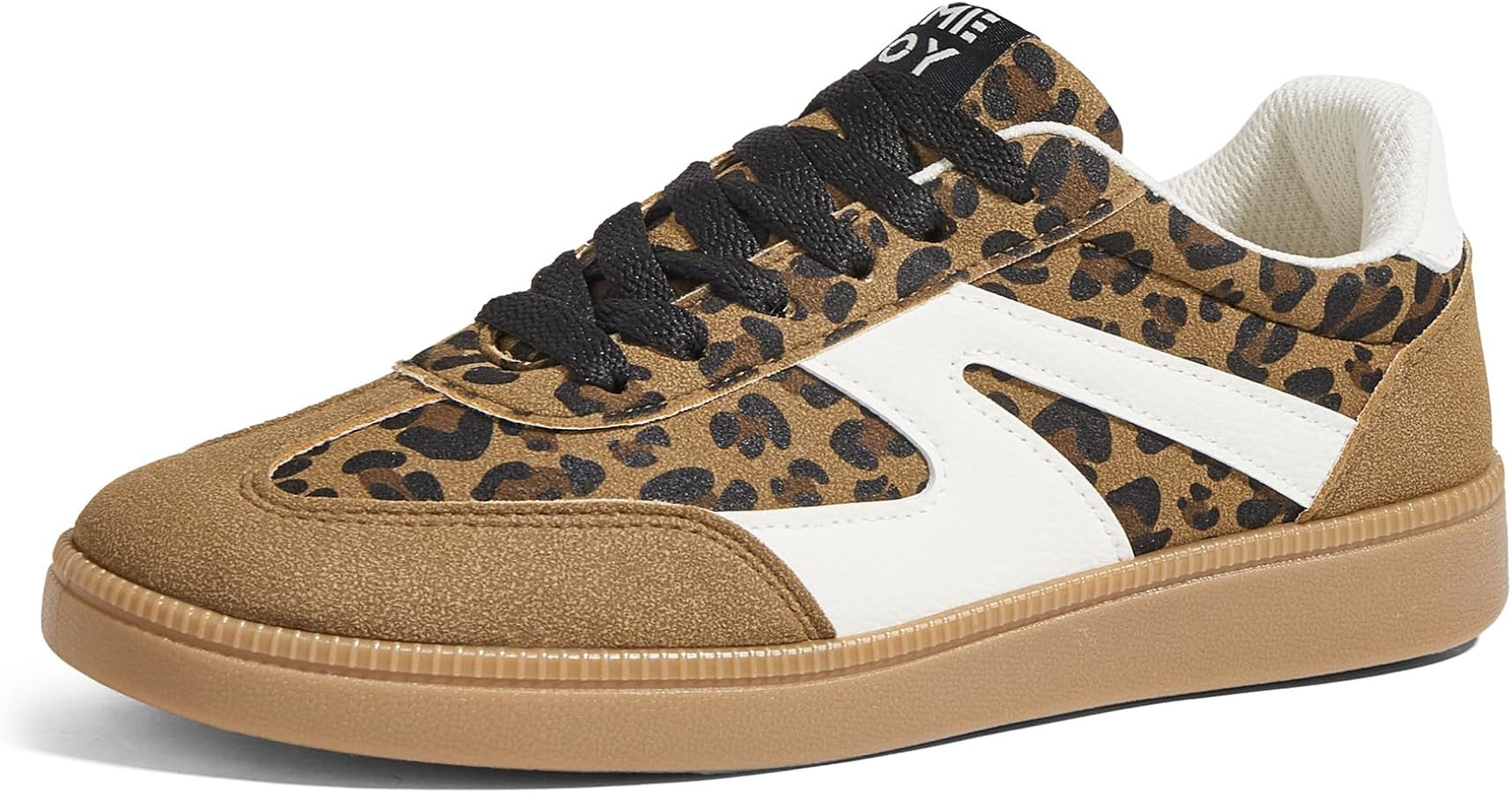 Women's Retro Sneakers Vintage Leather & Suede Patchwork Casual Shoes with Recyclable Material In... | Amazon (US)