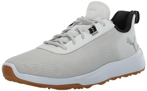 Puma Golf Men's Fusion Crush Sport Wide Golf Shoe, Feather Gray-Puma BL, 15 | Amazon (US)
