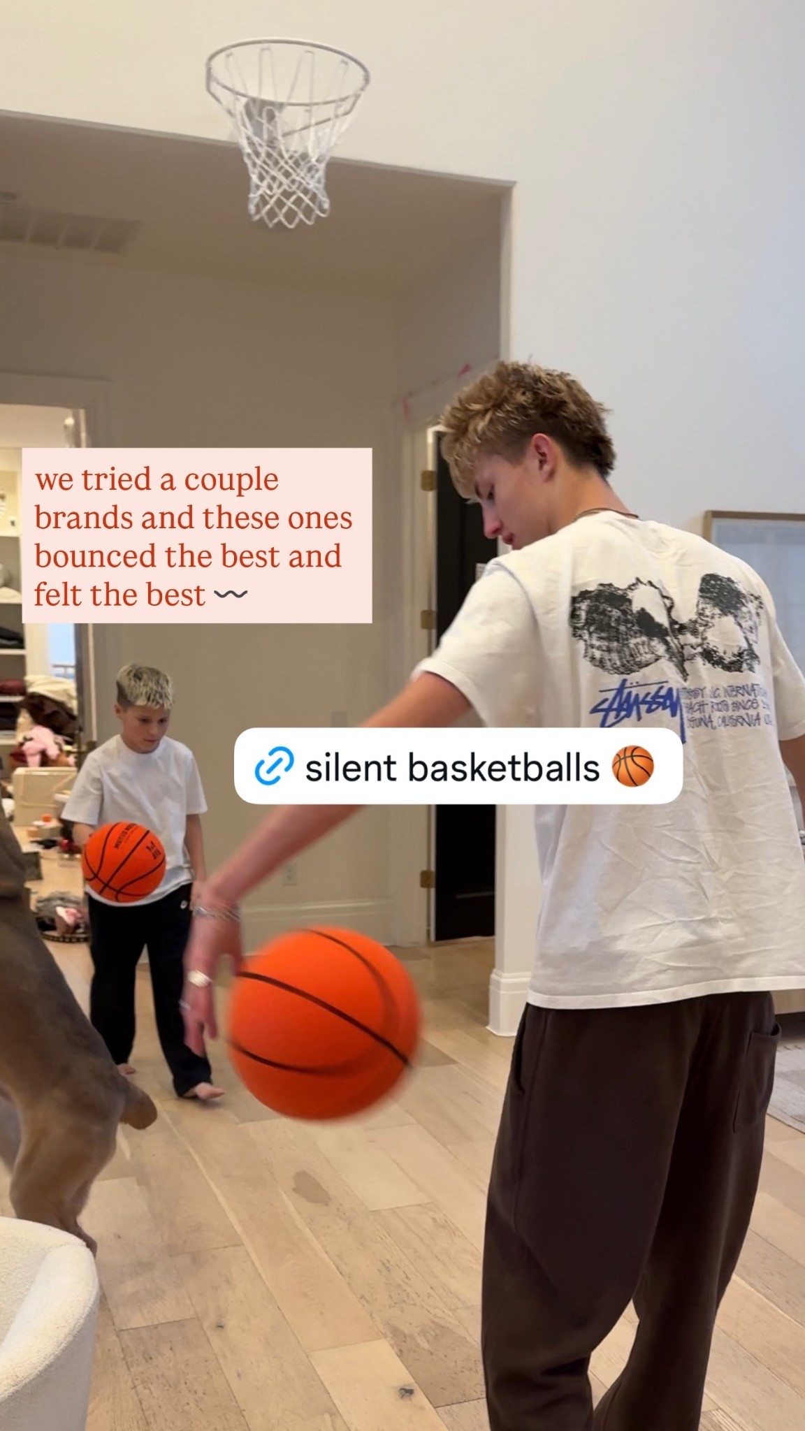 Silent basketballs! My boys love these! we tried a couple brands and these ones bounced the best and felt the best 〰️

@amazon Amazon finds, boys gift, boys birthday gift, boys valentines gift, teen boy gift, tween boy gift 

#LTKSeasonal #LTKdayinmylife #LTKKids