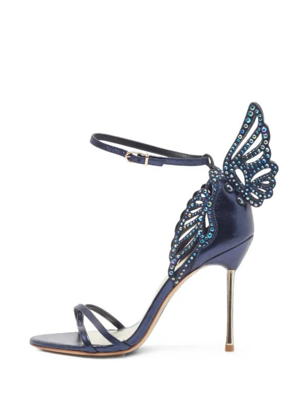 Heavenly angel-wing heeled sandals | Farfetch Global