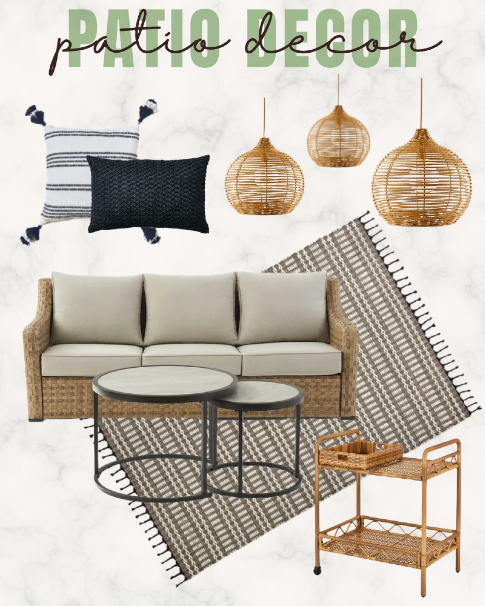 Walmart patio. Patio furniture. Outdoor rug. Patio ideas. Patio sectional. 

#LTKSale #LTKFind #LTKhome