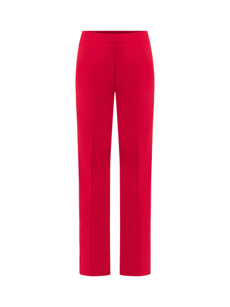 The Flare Trouser in Fluid Crepe — Curvy Fit | Ann Taylor