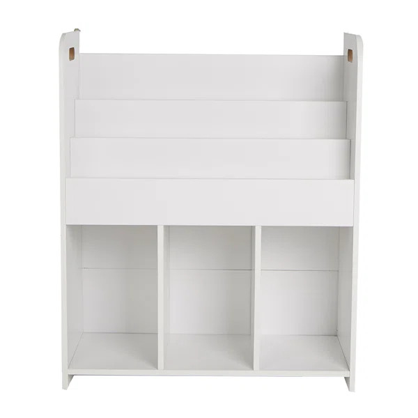 Wood Book Shelf and Cubby Toy Organizer | Wayfair North America