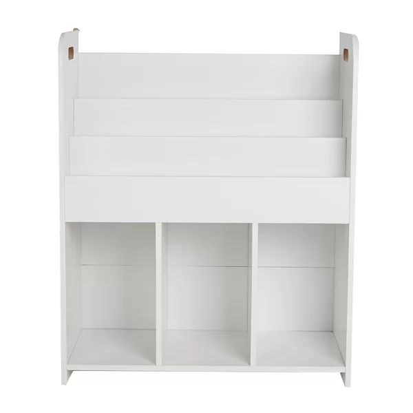 Wood Book Shelf and Cubby Toy Organizer | Wayfair North America