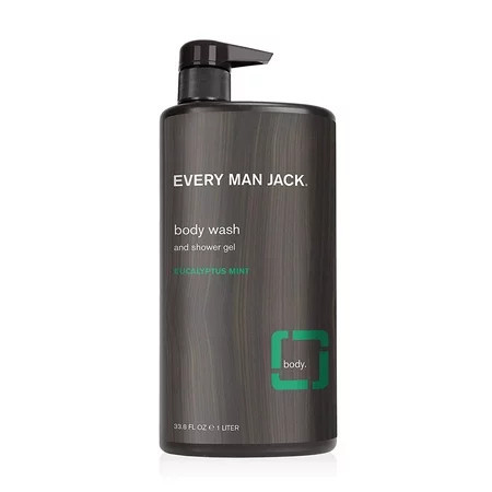 Every Man Jack Body Wash Eucalyptus Mint 33.8-Ounce | Walmart (US)