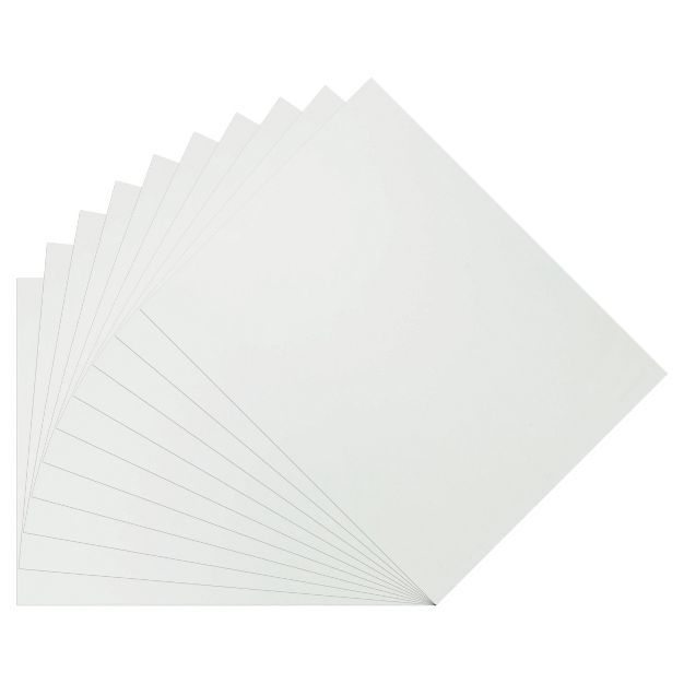 10pk 28" x 22" Poster Board White - up & up™ | Target