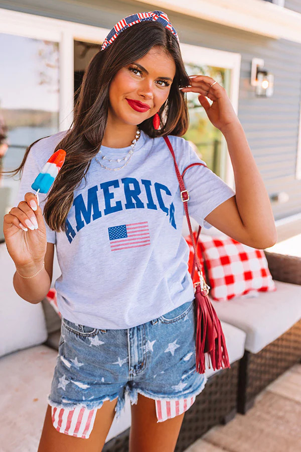 America Graphic Tee | Impressions Online Boutique