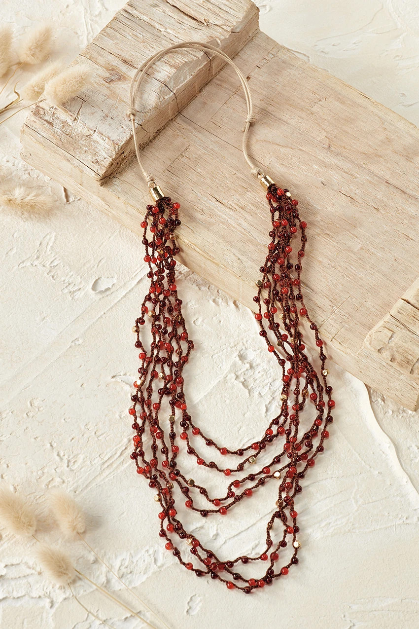Harvest Glow Beaded Necklace | Coldwater Creek