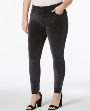 Lucky Brand Trendy Plus Size Emma Velvet Leggings | Macys (US)