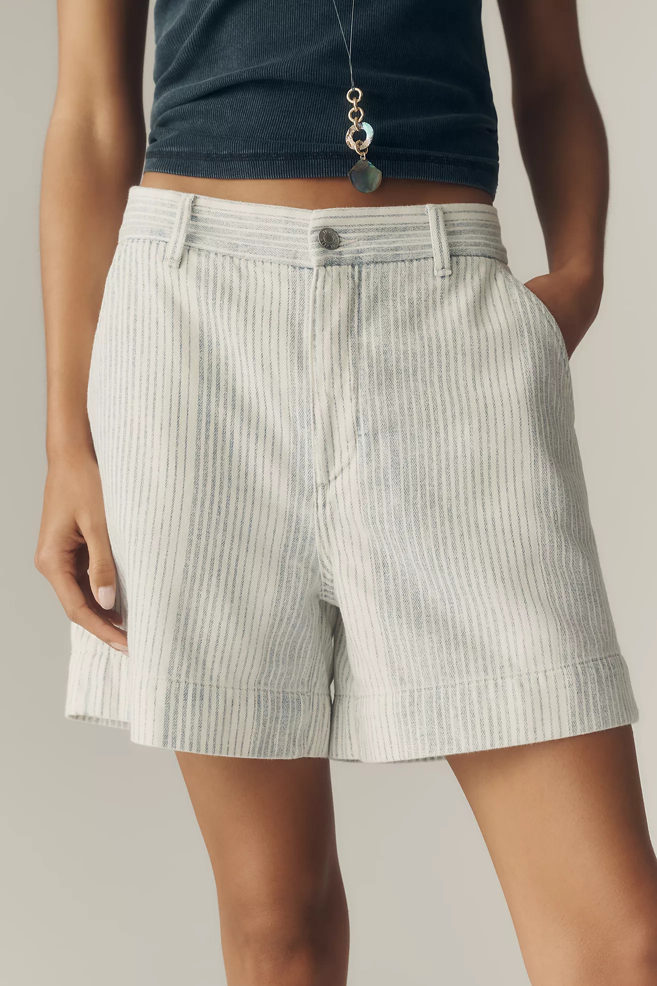 LE JEAN 100% Cotton Trouser Shorts | Anthropologie (US)