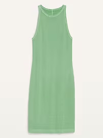 Fitted Sleeveless Rib-Knit Mini Dress for Women | Old Navy (US)