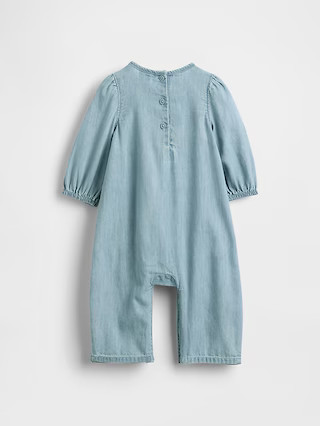 Baby Denim Ruffle One-Piece | Gap (US)