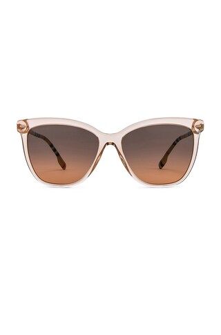 Burberry Clare in Transparent Pink & Orange Gradient Grey from Revolve.com | Revolve Clothing (Global)