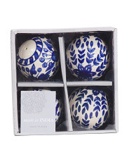 Set Of 4 Ceramic Ornaments | Marshalls