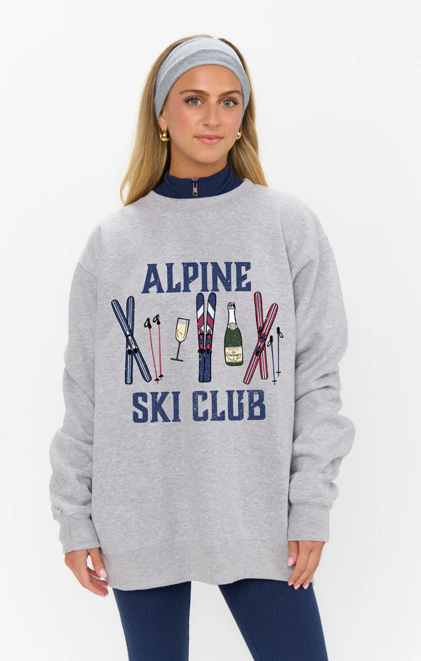 Stanley Sweatshirt ~ Alpine Ski Club Graphic | Show Me Your Mumu