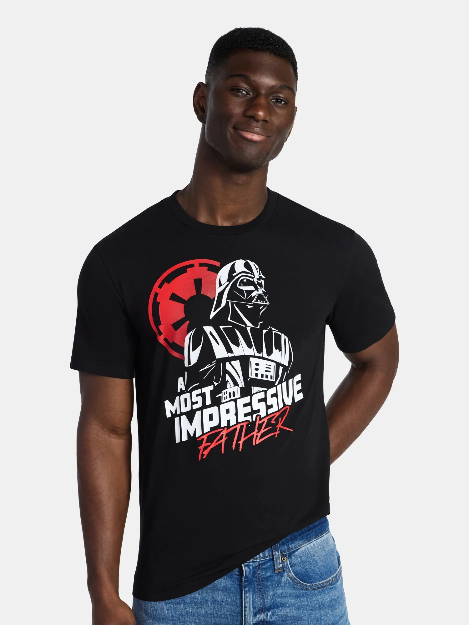 Star Wars Darth Vader Men's and Big Men's Father's Day Graphic Tee, Sizes XS-5XL | Walmart (US)