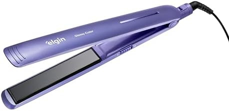 Prancha Alisadora Glossy Color Elgin Tourmaline íon, Trava de segurança Roxo, Chapinha - Bivolt | Amazon (BR)