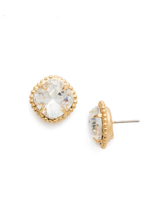 Cushion-Cut Solitaire Stud Earrings - EBX10BGCRY | Sorrelli