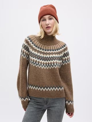 Fair Isle Mockneck Sweater | Gap (US)