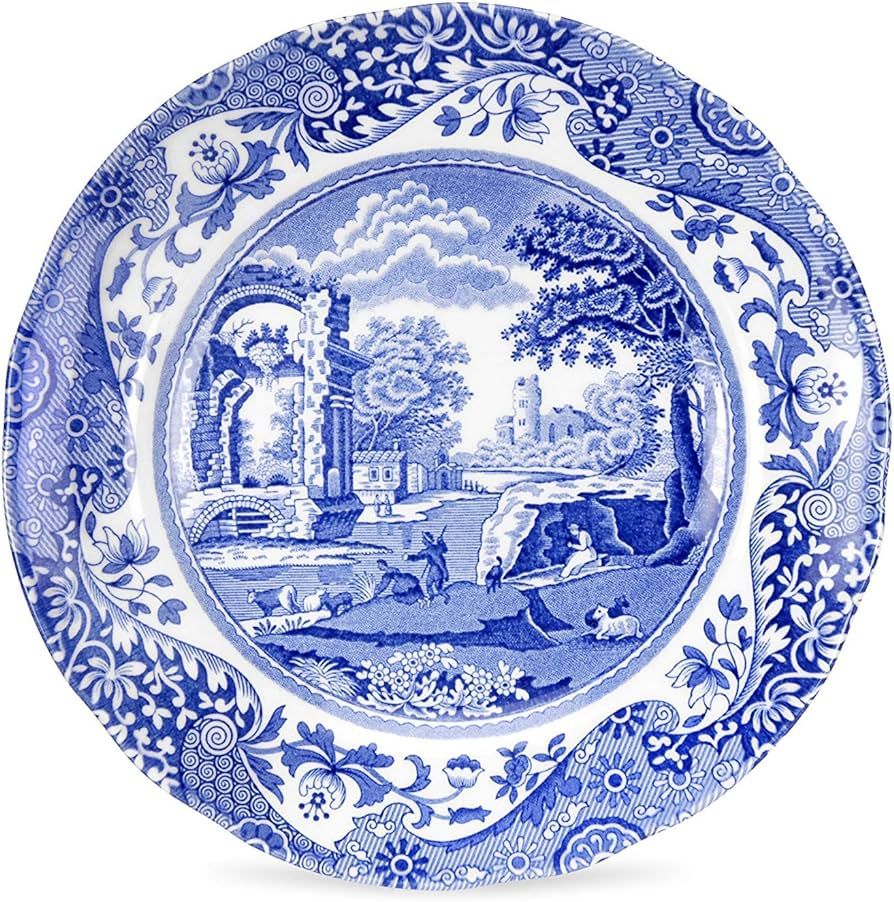 Spode Blue Italian Bread and Butter Plates | Set of 4 | Dessert and Appetizer Plate | Small, Roun... | Amazon (US)
