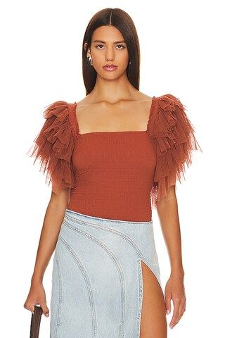 Free People x Intimately FP Kill The Light Bodysuit in Caldera from Revolve.com | Revolve Clothing (Global)