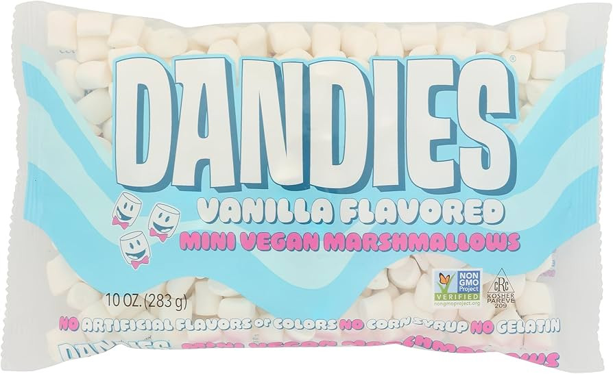 Dandies, Vegan Gluten Free Marshmallows Minis, 10 Ounce | Amazon (US)