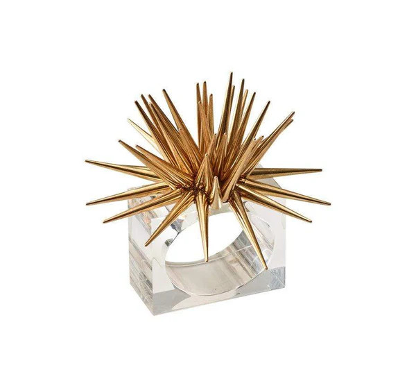 Kim Seybert Astrid Napkin Rings in Gold - Set Of 4 | Alchemy Fine Home