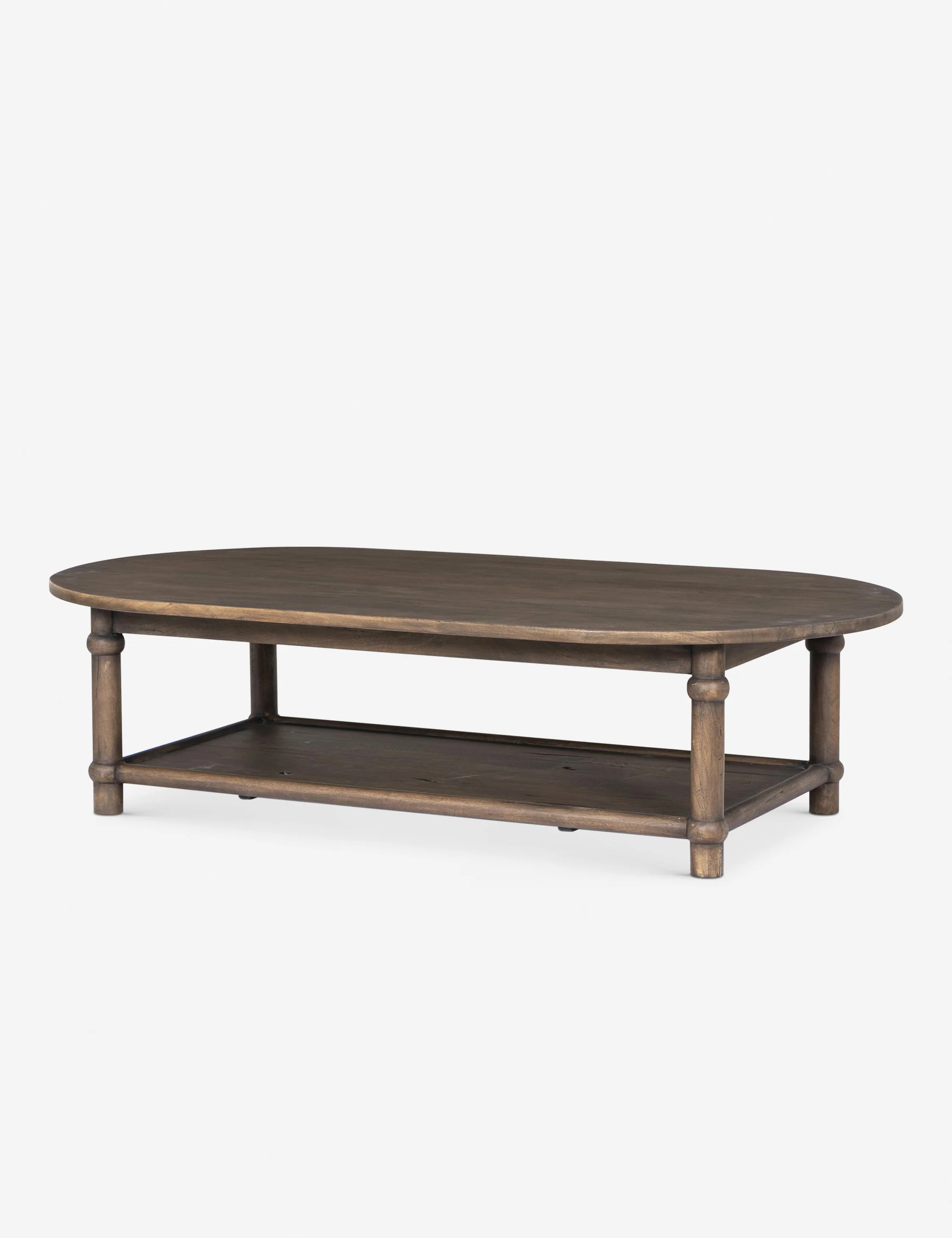 Charnes Oval Coffee Table by Amber Lewis x Four Hands | Lulu and Georgia 