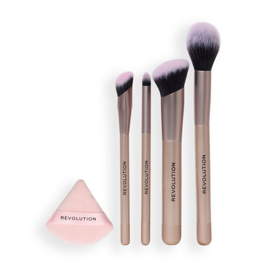 Revolution Back To Base-ics Starter Essentials Makeup Brush Set | Revolution Beauty (UK)