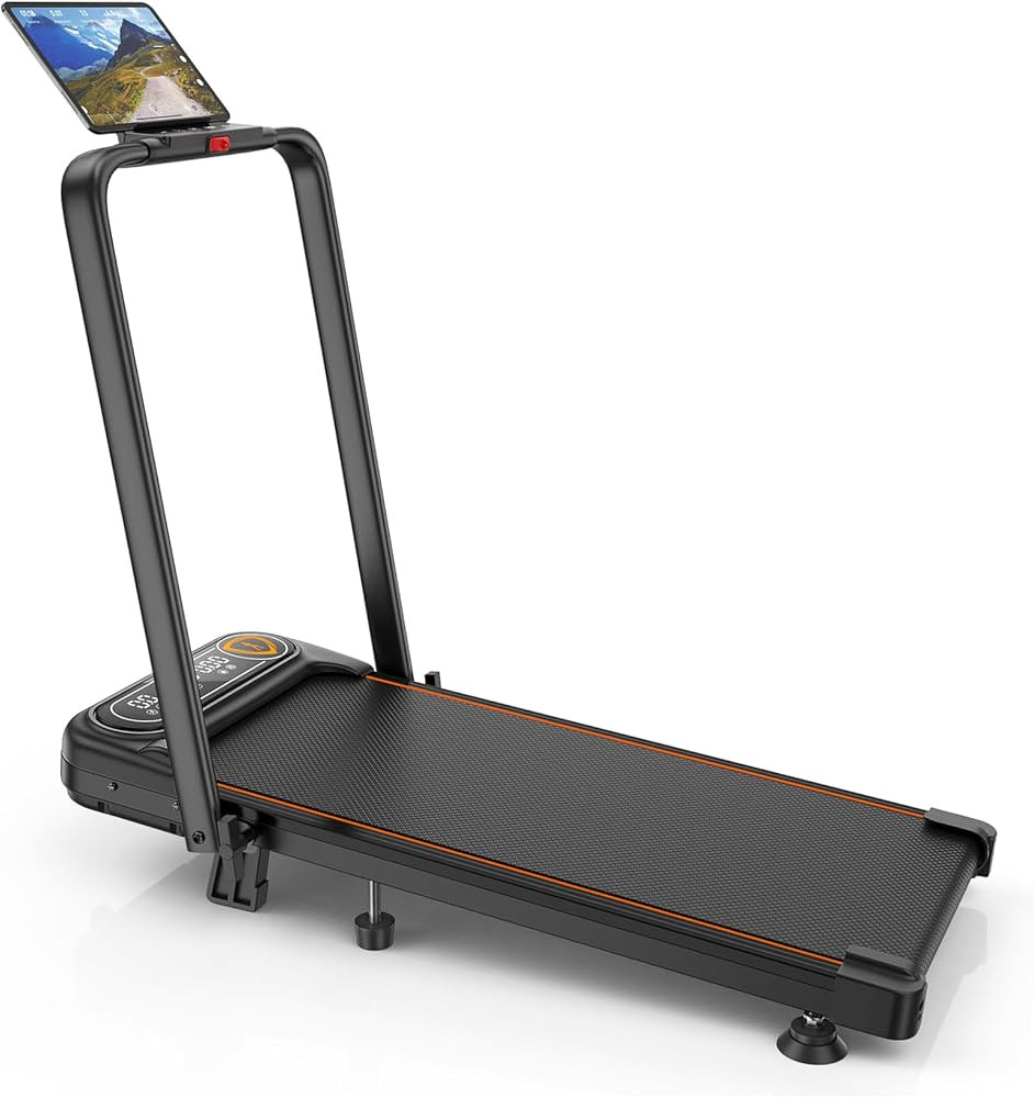 Foldable Treadmill with 12% Incline, 6 in 1 Folding Treadmill with Handle Bar for Home/Office,Und... | Amazon (US)