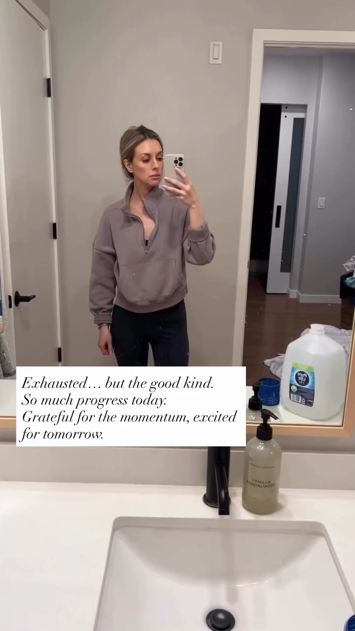 Exhausted… but the good kind.
So much progress today.
Grateful for the momentum, excited for tomorrow.