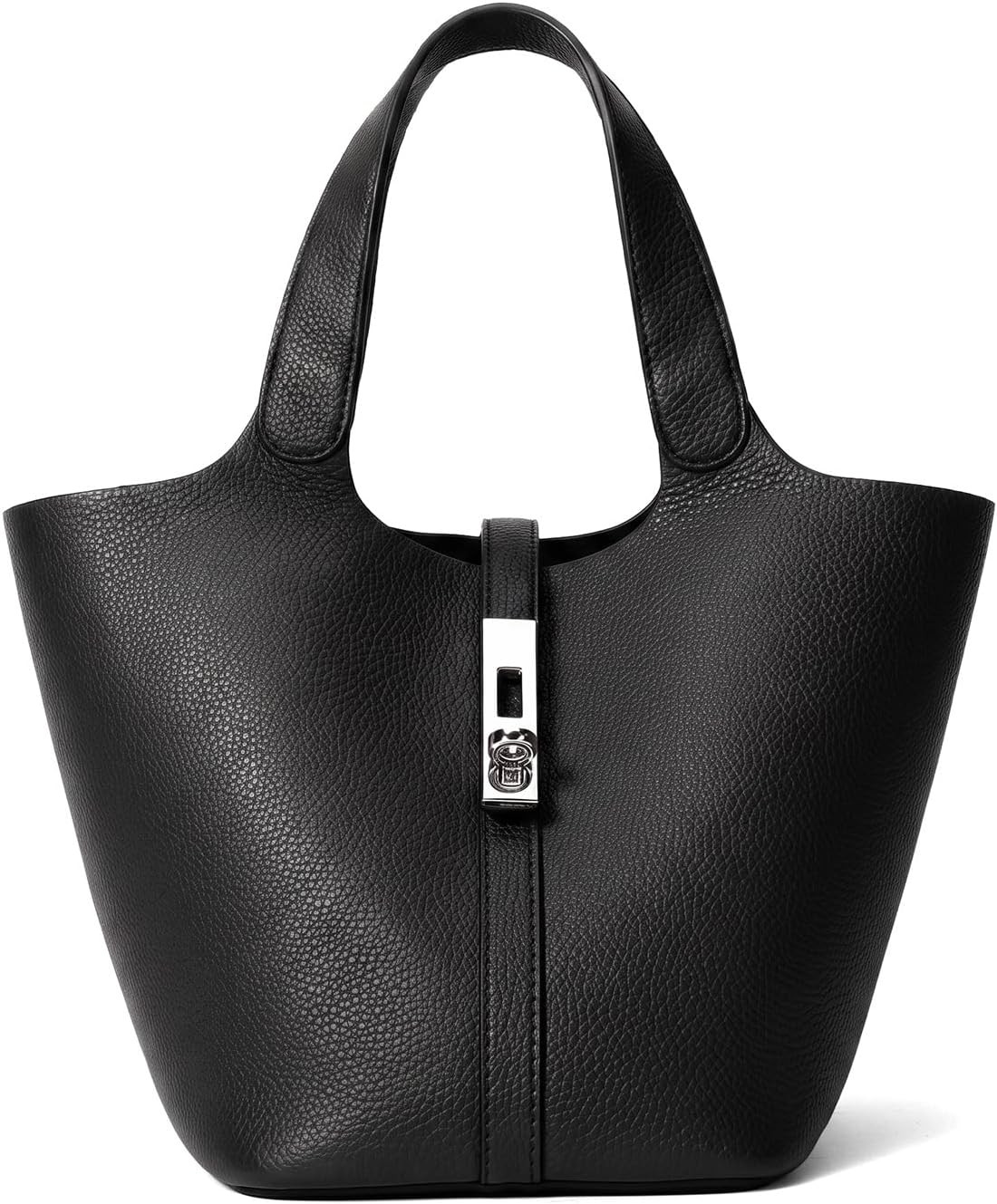 Tote Bag for Women Vegan Leather Bucket Purse for Women Top Handle Handbag Shoulder Bag with Detachable Small Purse | Amazon (US)