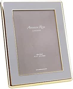 Addison Ross 5x5 The Curve Gold & Chiffon Grey Frame | Amazon (US)