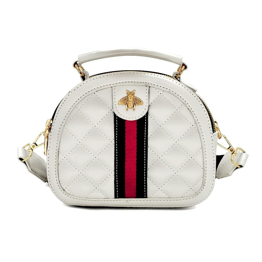 Beatfull Designer Bee Crossbody Bags for Women Leather Quilted Shoulder Purse Small Top Handle Ha... | Amazon (US)