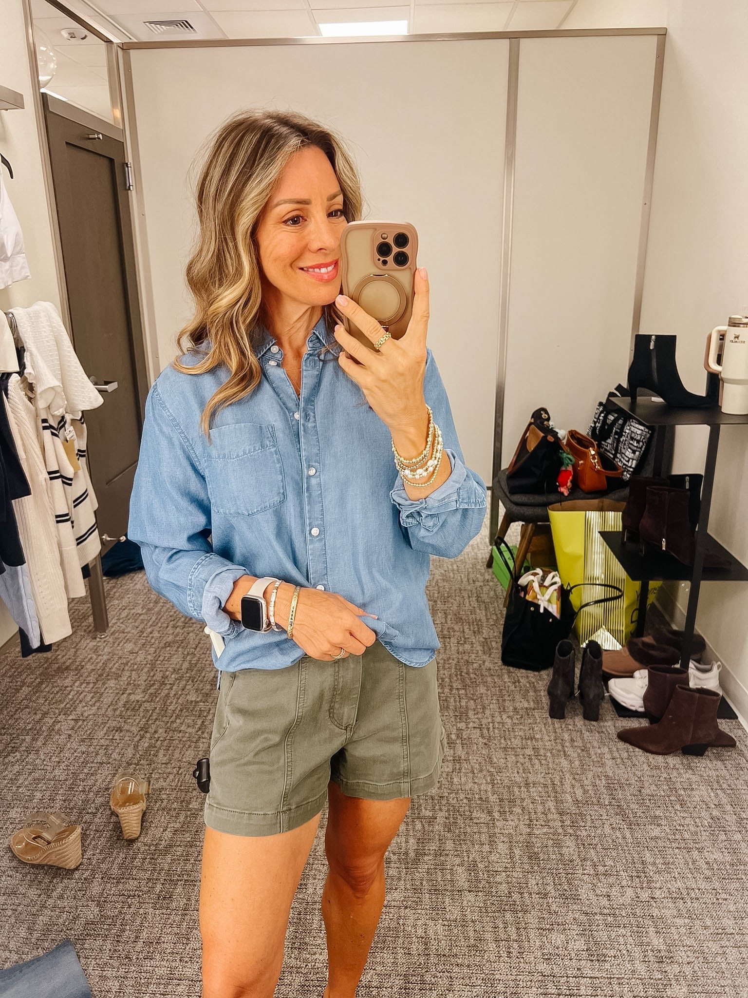 Nordstrom Anniversary Sale 

Button Down Top & Shorts 

Top Fit: XS | Shorts Fit: 25

#LTKOver40 #LTKSaleAlert #LTKSeasonal