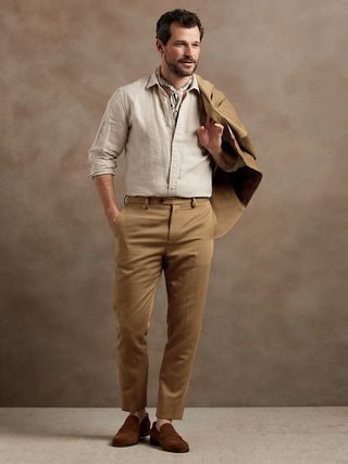 Italian Cotton-Linen Suit Pant | Banana Republic (US)