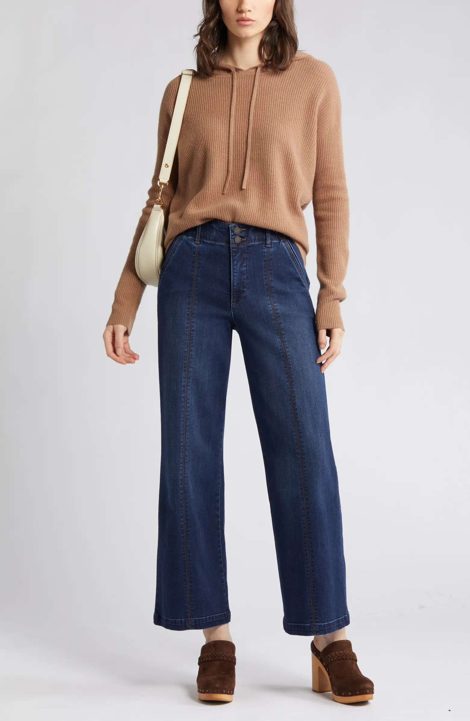 'Ab'Solution Skyrise Wide Leg Jeans | Nordstrom