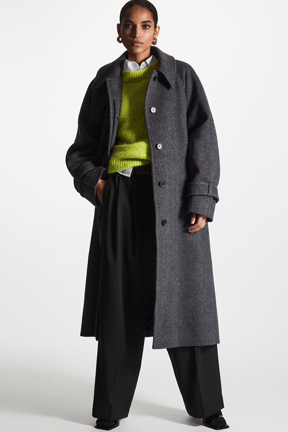 WOOL-BLEND TAILORED COAT (PETITE) | COS (US)