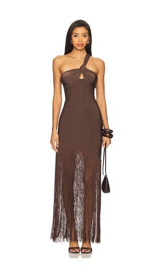 House of Harlow 1960 x REVOLVE Perlita Maxi Dress in Chocolate. Size L. Also in M, XL, XXS. | Revolve Clothing (Global)