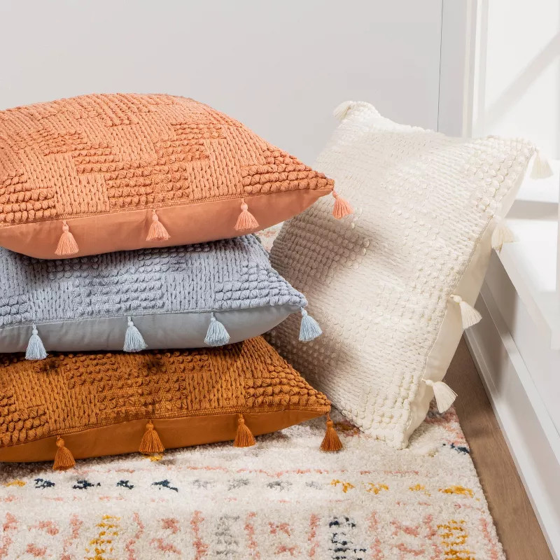 Oversize Chunky Textured Diamond Throw Pillow - Opalhouse™ | Target