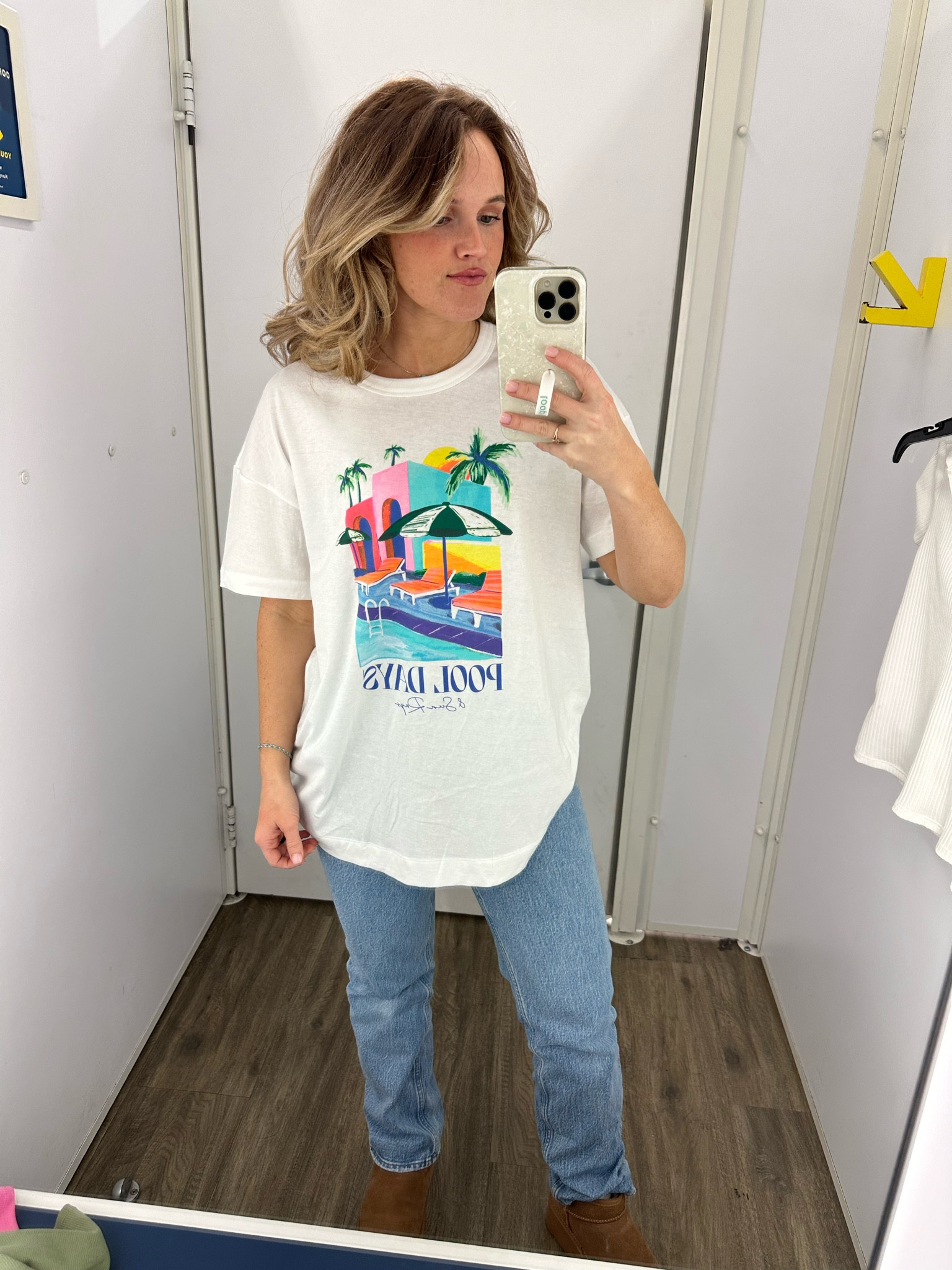 I usually wear xs/s but I am wearing/bought a medium for an extra oversized look. It is already made oversized :) 

#LTKsalealert #LTKSpringSale
