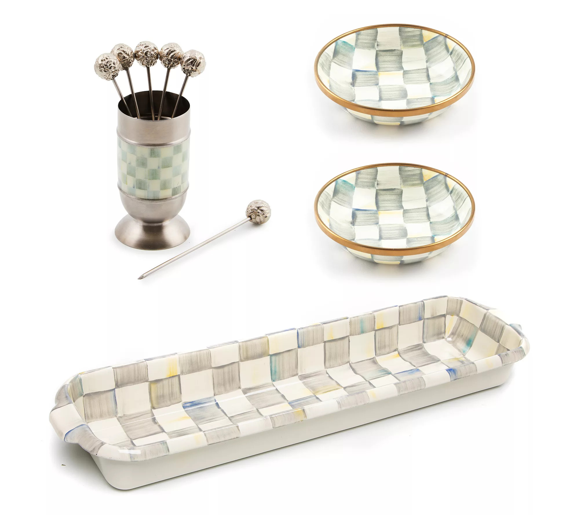 MacKenzie- Childs Crudite Entertaining Set - QVC.com | QVC