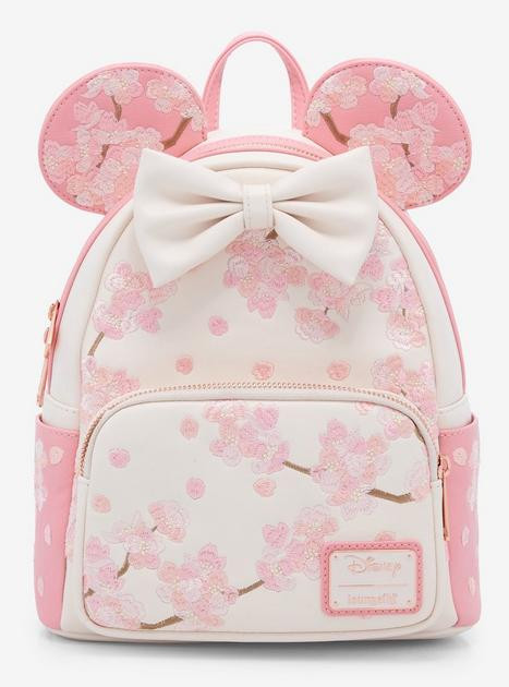 Loungefly Disney Minnie Mouse Cherry Blossom Ears Mini Backpack - BoxLunch Exclusive | BoxLunch