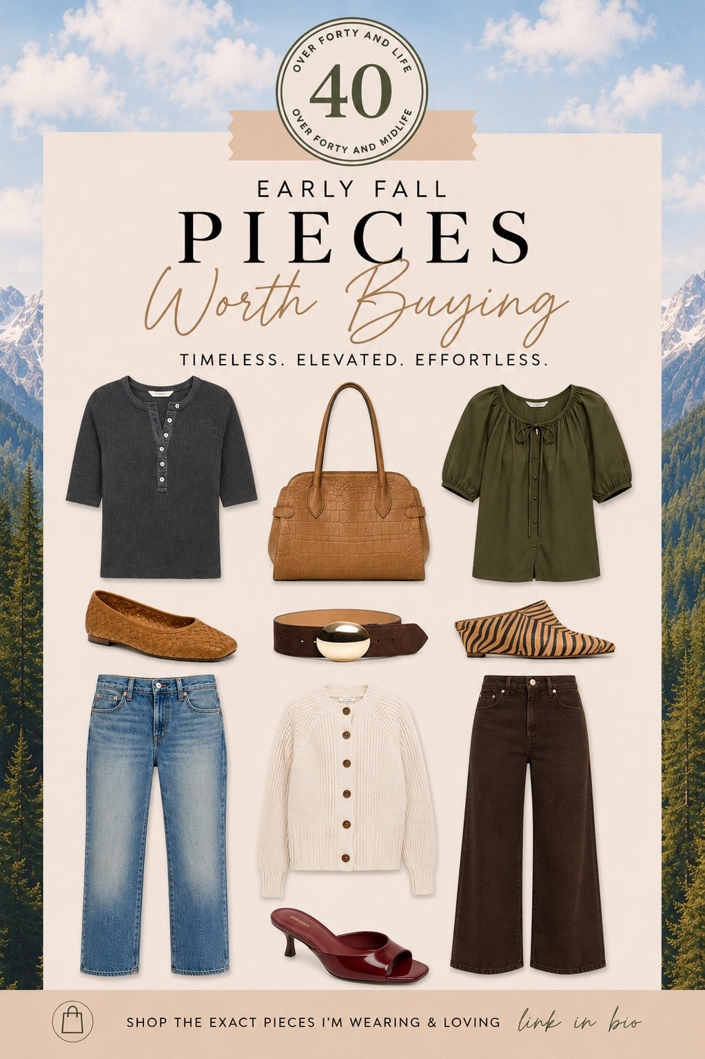 ✨Tap the bell, save and ❤️ start here over 40 fashion, midlife style, midsize fashion and luxury looks for less.  

Walmart is giving designer this fall… without the designer price tag. 👀🤎

These are the Walmart pieces under $50 that actually caught my attention for early fall: wide leg jeans, camo utility pants, suede clogs, retro sneakers, woven bags, a ruffle collar blouse, statement jewelry and those rich chocolate brown accessories that make an outfit feel instantly more expensive.

The best part? These are pieces we can start wearing NOW and carry straight into fall. 🍂

Think early fall outfits, over 40 fashion, midlife style, midsize fashion, affordable fall fashion, Walmart fashion, Walmart finds, fall 2026 trends, chocolate brown, suede shoes, wide leg jeans, camo pants, woven bags, fall accessories and Madewell inspired style for less.

👑 Helping you look good, feel good.-Lindsey Denver   Check back daily for belly-friendly style, confidence, and Outfit Physics™.

#LTKOver40 #LTKPlusSize #LTKMidsize

Comment SHOP below to receive a DM with the link to this post on my LTK ⬇ https://liketk.it/6knm2

Comment SHOP below to receive a DM with the link to this post on my LTK ⬇ https://liketk.it/6kvn0

Comment SHOP below to receive a DM with the link to this post on my LTK ⬇ https://liketk.it/6kBHB

Comment SHOP below to receive a DM with the link to this post on my LTK ⬇ https://liketk.it/6kFpD

Comment SHOP below to receive a DM with the link to this post on my LTK ⬇ https://liketk.it/6kUyI