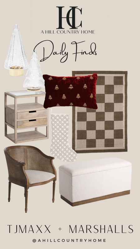 Tjmaxx and marshall new arrivals I closing furniture, rugs, nightstand, accent chair and Christmas decor 

#LTKbeauty #LTKhome #LTKSeasonal