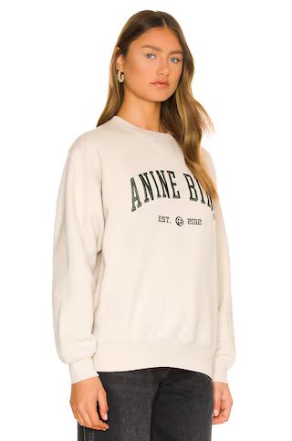 ANINE BING Ramona University Sweatshirt in Sand from Revolve.com | Revolve Clothing (Global)