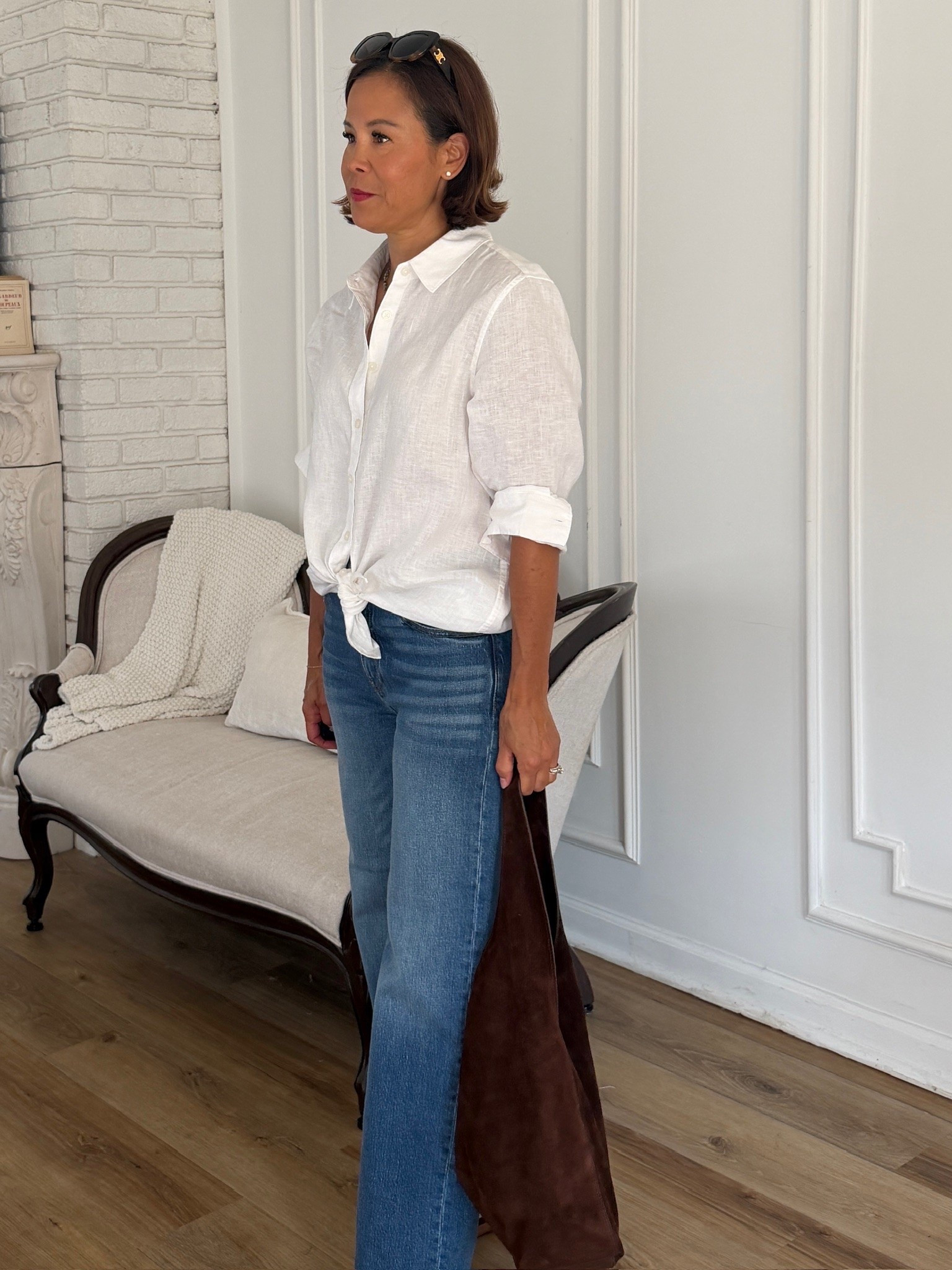 @Quince makes effortless style easy
Wearing a size medium in top and regular size in denim. Went up to a medium for more of an oversized fit.

#quincepartner

#LTKootd #LTKgrwm #LTKSeasonal
