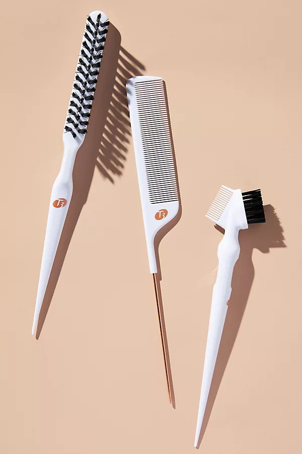 Detail Set with Pintail Comb, Edge Brush, and Teasing Brush | Anthropologie (US)